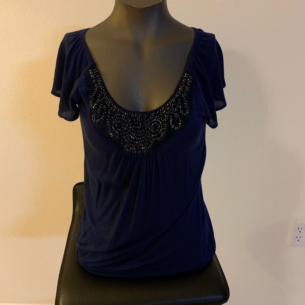 Navy Blue Top